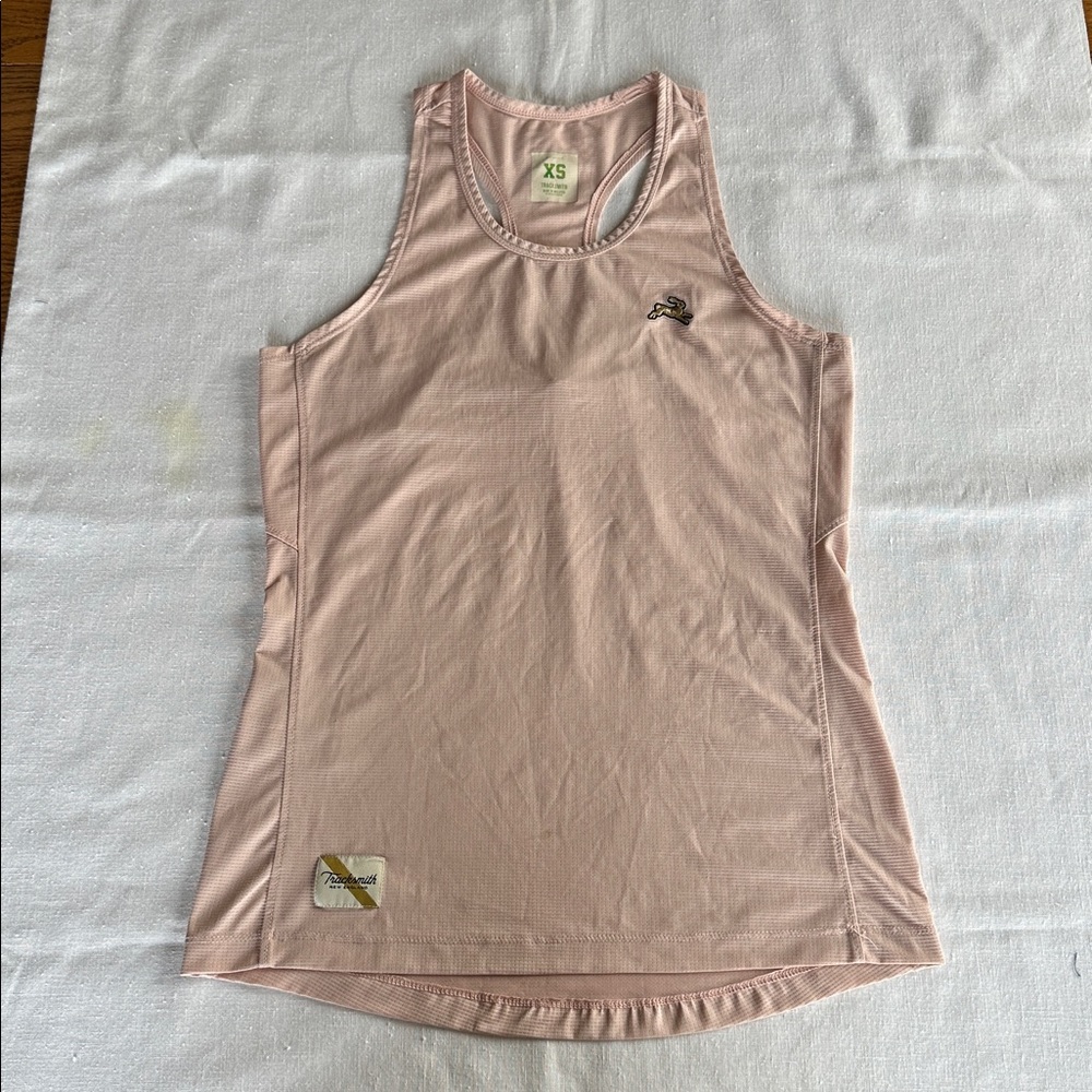 Tracksmith Twilight Tank Pink XS